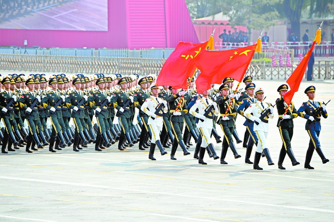 阅兵仪式首次亮相阅兵仪式首次亮相，历史瞬间与永恒记忆